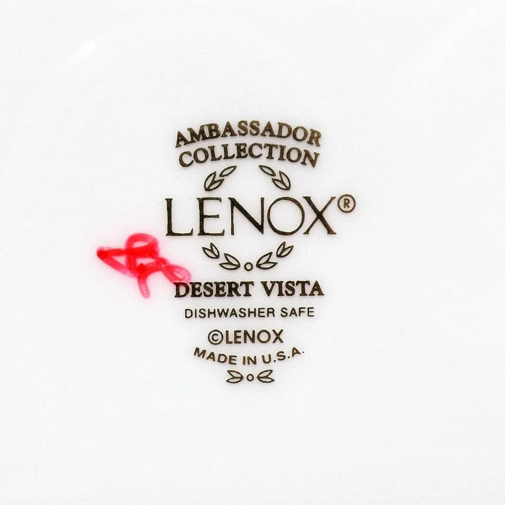 Vintage Lenox Bone China Desert Vista Oval Vegetable Serving Bowl